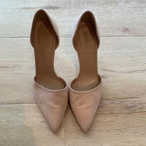 J crew nude blush heel